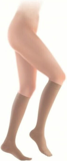 Sigvaris Top Fine Select Short Plus Socks Thigh High Graduated Compression Compression Class 2 Beige