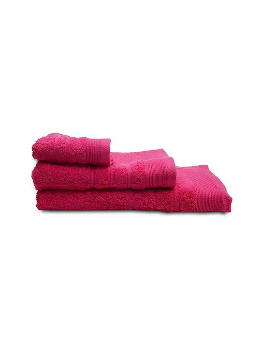 Fuschia bath store towels
