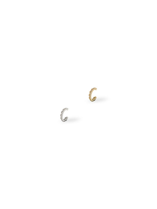 Ro-Ro Accessories Single Earring Ear Cuff Gold Plated in Gold colour