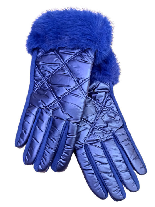 Tantrend Blue Leather Manusi Atingere