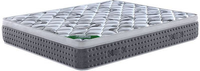 Woodwell Roll Pack Queen Ergonomic Mattress Roll Pack 160x200x31cm with Pocket Springs & Topper