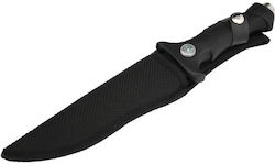 Compass Knife Black Total Length 30pcs with Blade made of Steel in Sheath