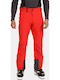 Kilpi Rhea-m UM0409KI-RED Ανδρικό Παντελόνι Σκι & Snowboard Soft Shell Κόκκινο