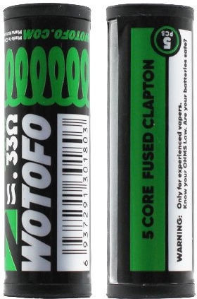 Wotofo Ni80 5 Core Fused Тел за D.I.Y. Електронни Цигари 5бр