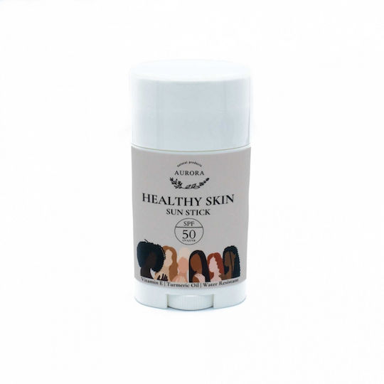 Aurora Natural Healthy Skin Αδιάβροχο Αντηλιακό Stick Προσώπου SPF50 40ml