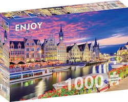Ghent At Twilight Belgium Puzzle 2D 1000pcs Ghent At Twilight Belgium Puzzle 2D 1000pcs