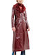 Femeie Dark Red Palton