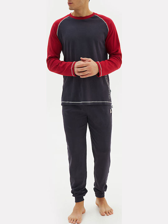 Guy Laroche Men's Winter Pajamas Set Blue