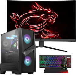 Vengeance Storm-X8 2 + MSI Optix G27C4 Gaming Desktop PC (Kern i5-13400F/16GB DDR4/512GB SSD/GeForce RTX 4070/Kein OS)