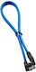 Cablemod 7-Pin SATA III - 7-Pin SATA III Кабел 30см Blue (CM-CAB-RSAT-N30KLB-R)