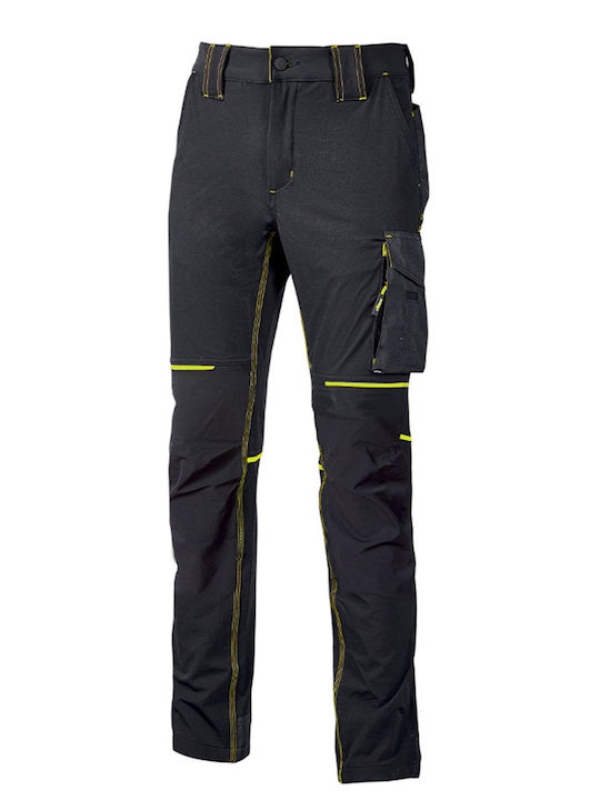 Upower Pantaloni de Lucru Negru