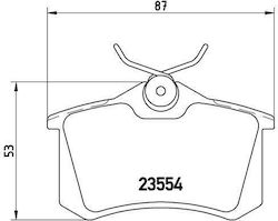 Brembo Σετ Τακάκια Πίσω Brembo Σετ Τακάκια Πίσω