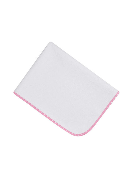 Bunny Bebe Burp Cloth Pink