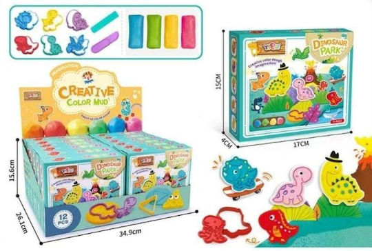Trademarkt Knetmasse - Spiel für 5+ Jahre, 4Stück