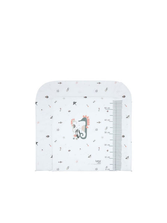 Bebejou Soft Changing Pad Ocean Vibes made of Fabric Green 72x77cm