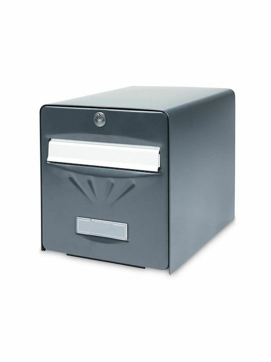 Burg-Wachter Outdoor Mailbox Metallic in Gray Color 36.5x28x31cm