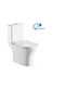 Design Ceramica Verona Floor-Standing Toilet with Flush with Cover Soft Close White