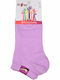 Design Socks Kinderstrümpfe Knöchelsocken Μωβ