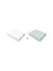 Qmini Set de cearșafuri pentru bebeluși Pentru Cradle Bumbac Potrivit White / Cold Mint 2buc 50x90buc