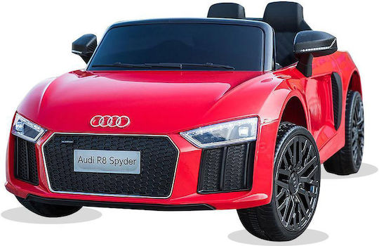 Audi R8 Spyder Doppelsitzer mit Fernbedienung Lizenziert 12 Volt Rote