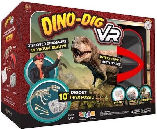 Steam Lab Dino Dig Vr STEM Εκπαιδευτικό Παιχνίδι Ανασκαφή Δεινοσαύρων