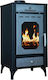 Thermosteel X30 Χαλύβδινη Ξυλόσομπα 14kW Γκρι