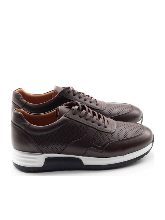 Savas Ανδρικά Ανατομικά Sneakers Καφέ