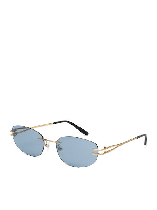 Gigi Barcelona Unisex Sunglasses with Gold Meta...