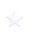 Othmar Crăciunesc Decorativ Suspendata Stea Plastic Alb 50x50x50buc 1buc