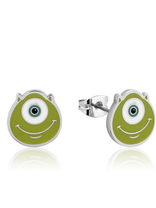 Disney Monsters Inc Mike Wazowski Σκουλαρίκια Πράσινα