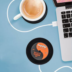 USB Cup Warmer Vinyl Disc