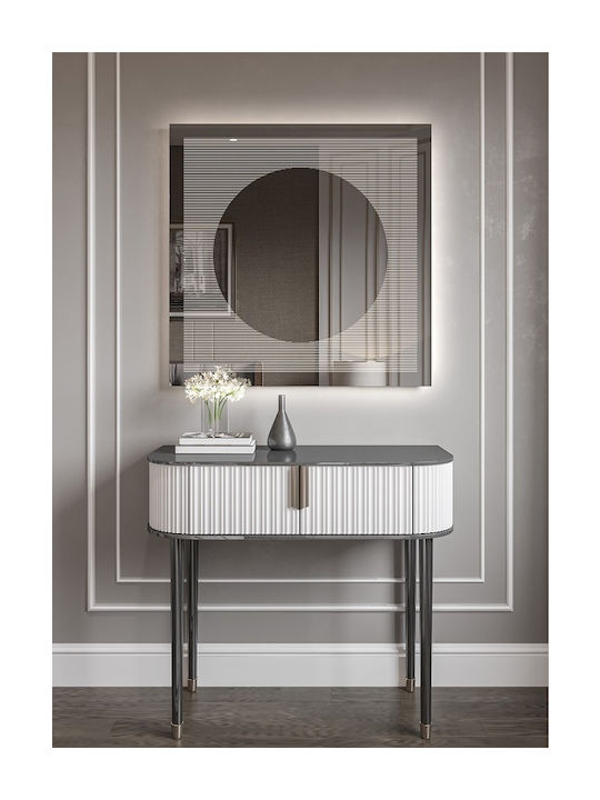 Handmade Illuminated (Warm Light) LED Bathroom Mirror GlamMirrors Square 90cm*90cm*4cm / GM11s-W-90*90