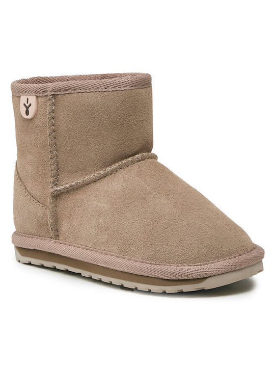 Wallaby Mini Suede Παιδικά Μποτάκια Χιονιού Καφέ