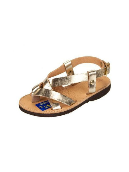 Kouros Kinder Sandalen Gold