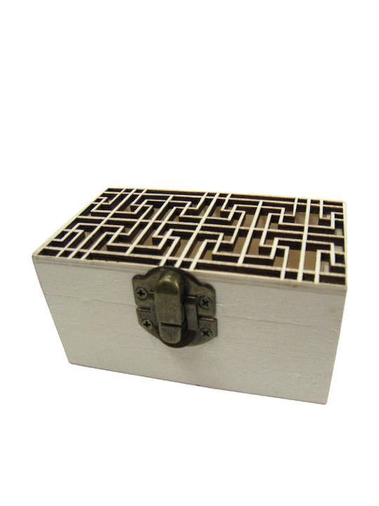 AGC Schmuckkästchen Hölzernes Transparent 5,8x5x9,8cm