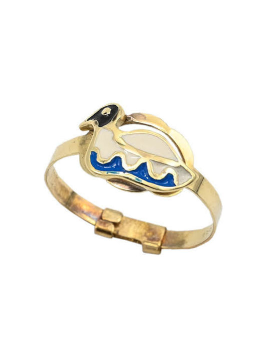 Ortaxidis Kinder Ring aus Gold 14K ORO2050