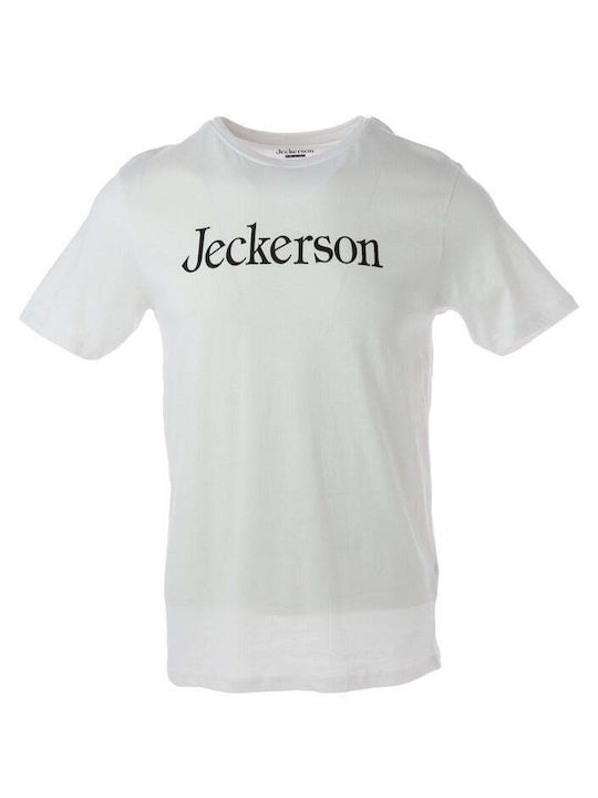 Jeckerson Herren T-Shirt Kurzarm Weiß 120173-32548