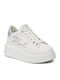 Signia Lace Γυναικεία Flatforms Sneakers Λευκό