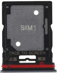 Υποδοχή Κάρτας Sim Μαύρο για Redmi Note 11 Pro+