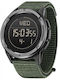 North Edge Alps Ψηφιακό Ανδρικό Ρολόι Μπαταρίας με Υφασμάτινο Λουράκι Green Carbon Fiber