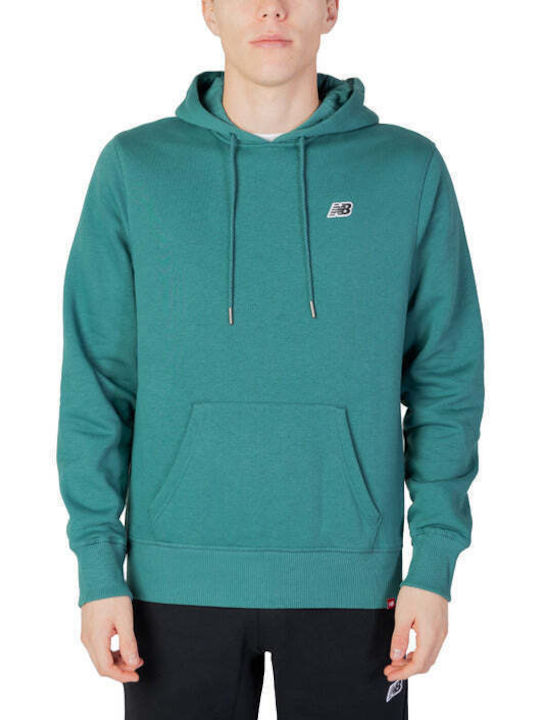 New Balance Men's Sweatshirt with Hood Green