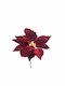 Arpimex Srl Christmas Fabric Decorative Flower 19cm