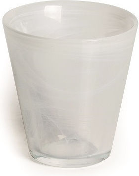 ILSA Glass Water made of Glass in White Color 230ml