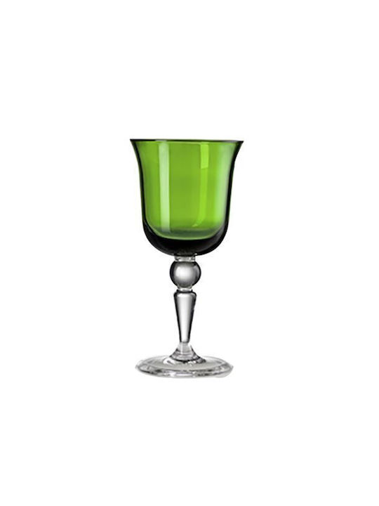 Mario Luca Giusti St Moritz Glass Liqueur/Ouzo made of Glass in Green Color Goblet