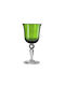 Mario Luca Giusti St Moritz Glass Liqueur/Ouzo made of Glass in Green Color Goblet