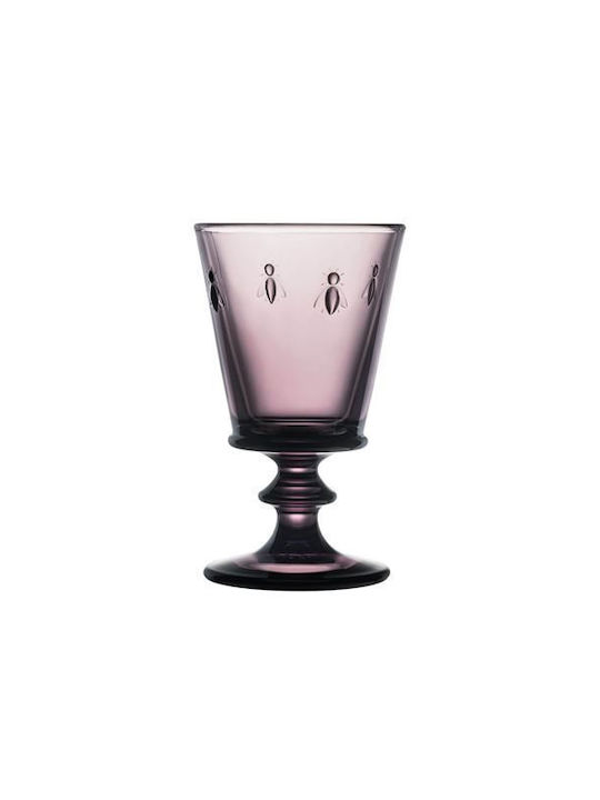 La Rochere Glass for White Wine made of Glass in Purple Color Goblet