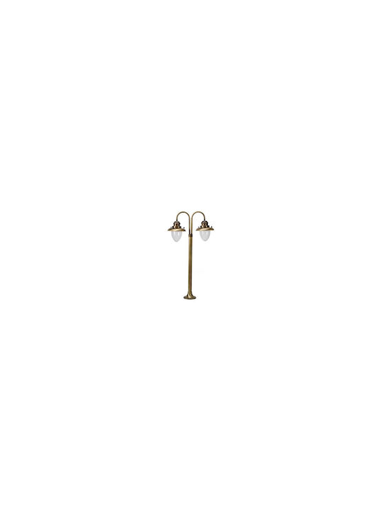 Lido Outdoor Floor Lamp Small Post Copper