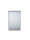 Mirrors & More Oglindă de Perete cu Gri Ramă din Plastic 70x80cm 1buc