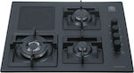 La Germania P60 3LV LAG NE GN Natural Gas & Electric Cooktop Autonomous 60x51εκ.