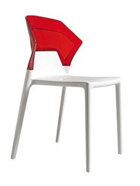 Outdoor-Stuhl Polypropylen Ego S Red Transparen...